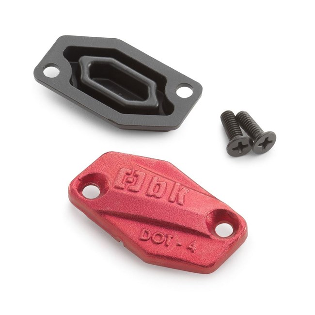 Bild von Deckel Handbremszylinder rot