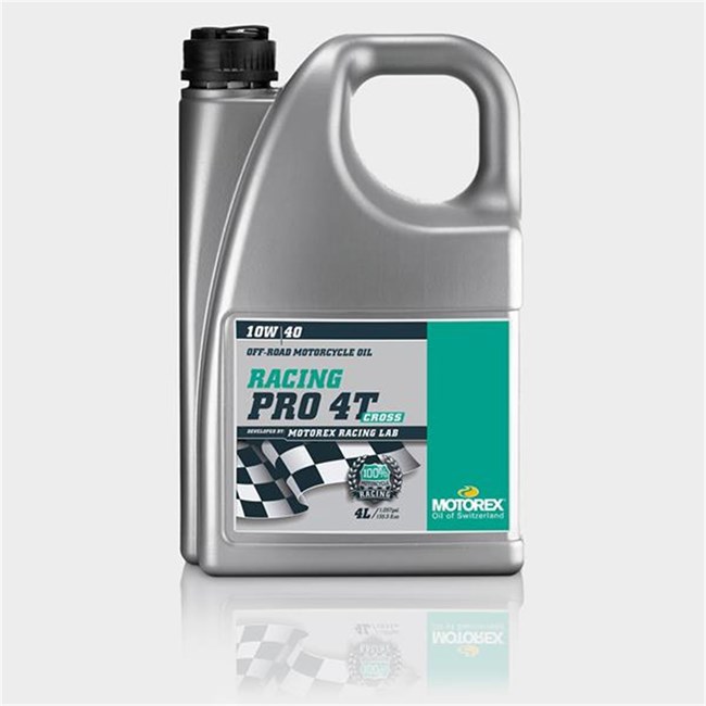 Bild von MOTOREX 4T Racing Pro CROSS 10W/40 4lt