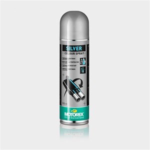 Bild von MOTOREX Kunststofflackfarbe silber 500ml