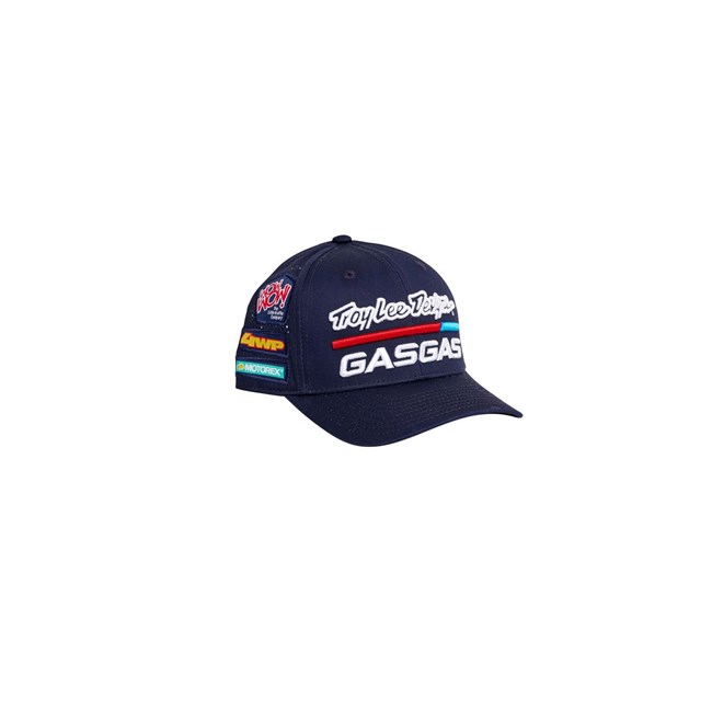 Bild von TROY LEE DESIGNS GASGAS TEAM CURVED-CAP - MARINEBLAU