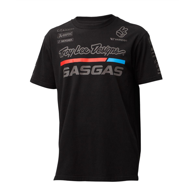 Bild von TROY LEE DESIGNS GASGAS TEAM T-SHIRT - SCHWARZ